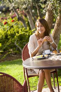 Woman breakfast  