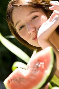 Woman watermelon  