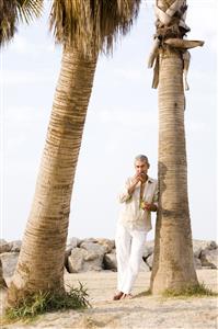 Man beach  