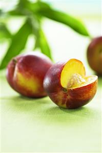Nectarinas. 
Nectarines.
