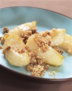 Crumble belga con peras. Receta por encargo.
Belgian Crumble with Pears.