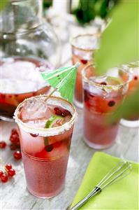 Te frio con arandanos (Pink Paradise). Receta disponible