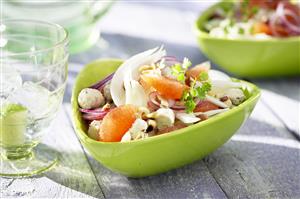 Ensalada de hinojo y pomelo. Receta disponible