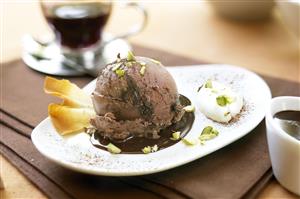 Helado de chocolate negro. Receta disponible.
Dark Chocolate Ice Cream