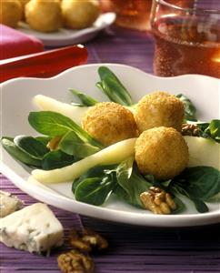 Croquetas de arroz al roquefort. Receta disponible.
Roquefort and Rice Croquettes.
