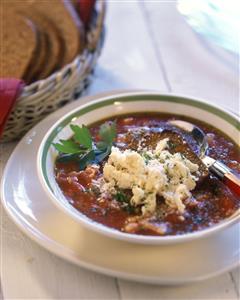 Sopa paisana. Receta disponible. 
Country Soup.
