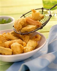 Cocina vegetariana. Tempura de hortalizas. Receta disponible.
Vegetarian Cuisine.  Vegetable Tempura.