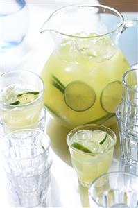 Refresco de kiwi y melon. Receta disponible
Cool Drink of Kiwi and Melon.