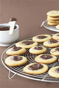 Galletas con chocolate y miel. Receta disponible.
