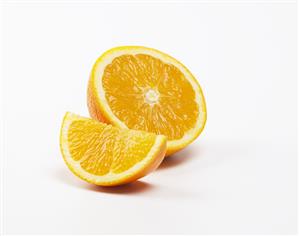 Naranja partida.