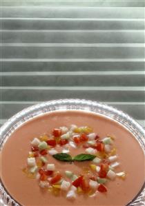 Gazpacho. Cocina andaluza (Andalucia). Cocina española (España).  Receta disponible.