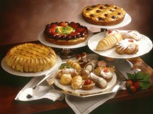 Postres diversos.