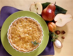 Tarta de manzana a la inglesa. Receta disponible.