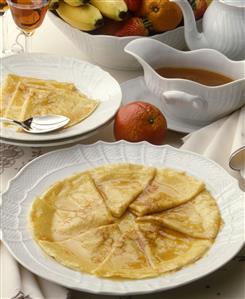 Crepes Suzette. Receta disponible. 