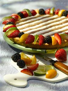 Tarta Arlequin. Receta por encargo.