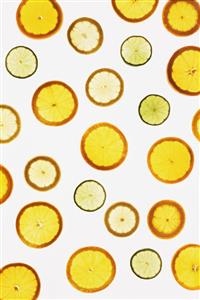 Slices of citrus fruits