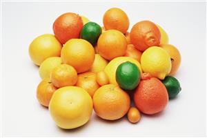 Selection of citrus fruit