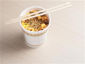 Noodles in a cup