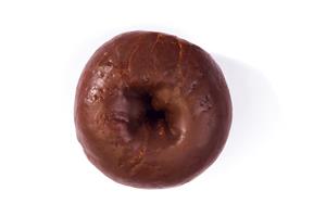 Donut de chocolate.