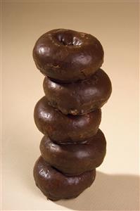 Donuts de chocolate.